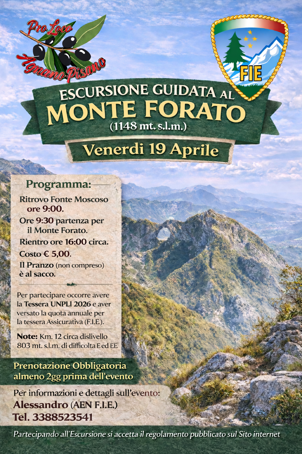 Escursione Monte Forato